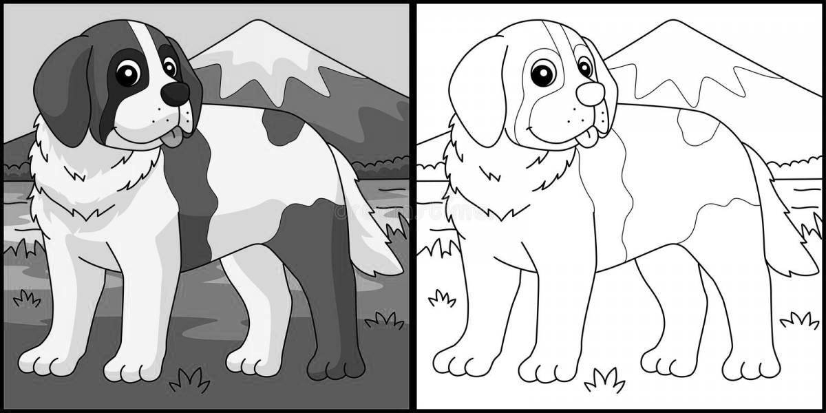 Photo Coloring page Bernard