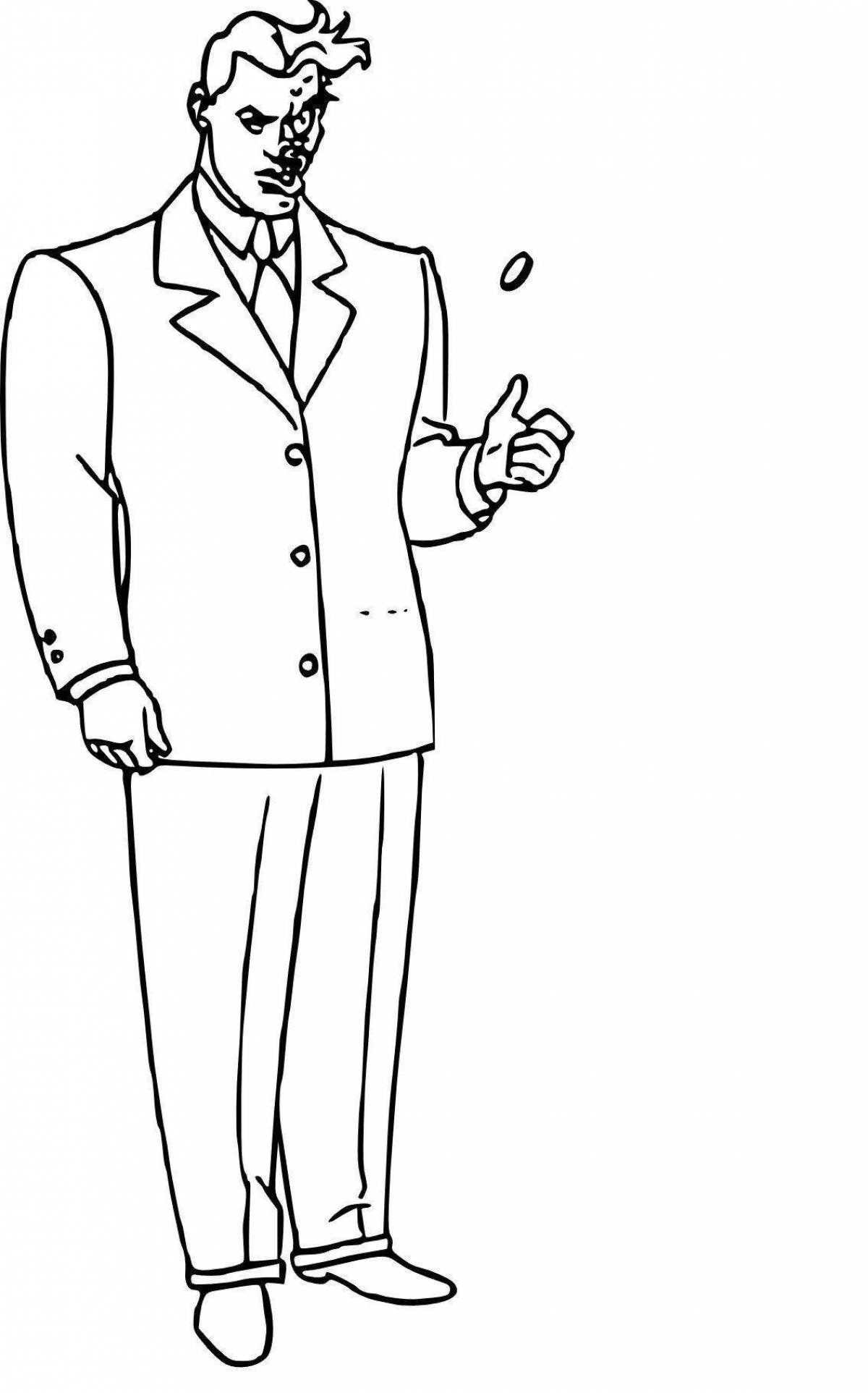 Great coloring book for men