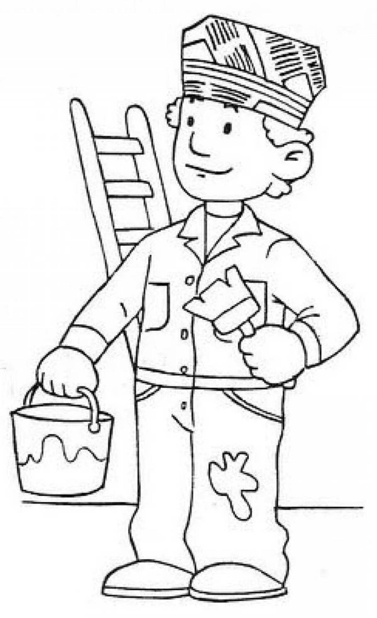 Bold coloring artist