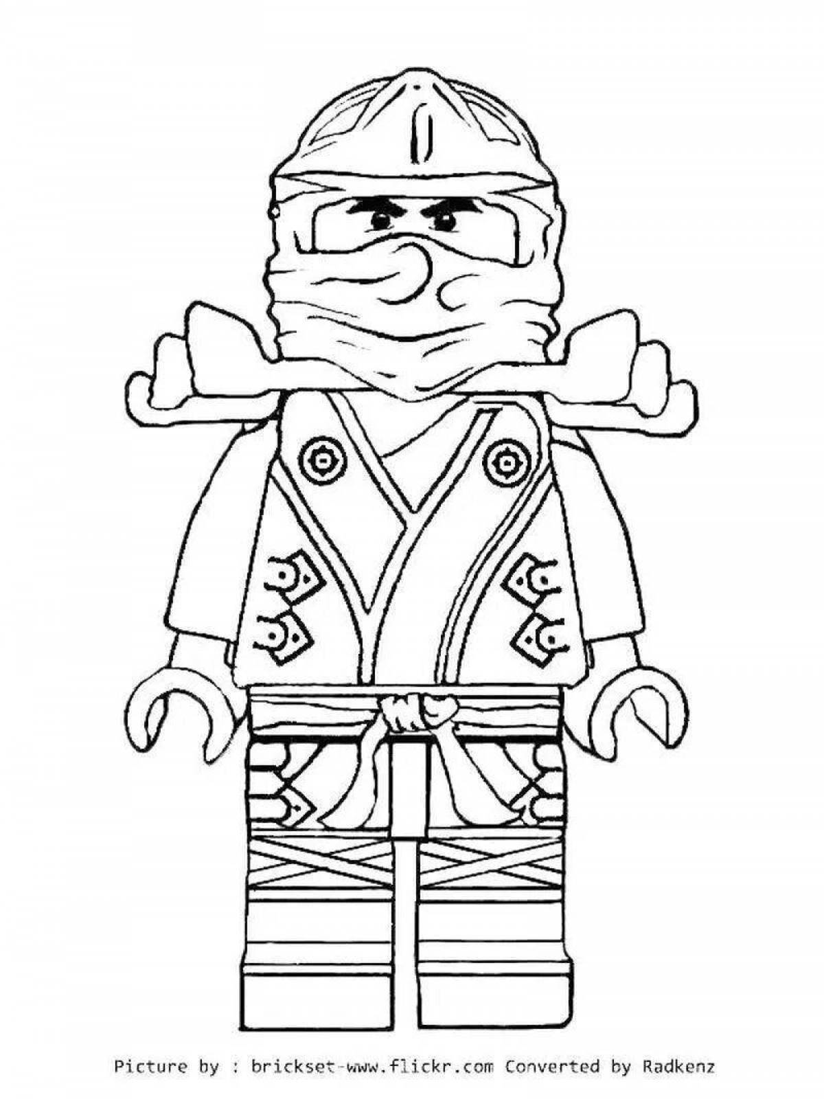 Awesome garmadon coloring page