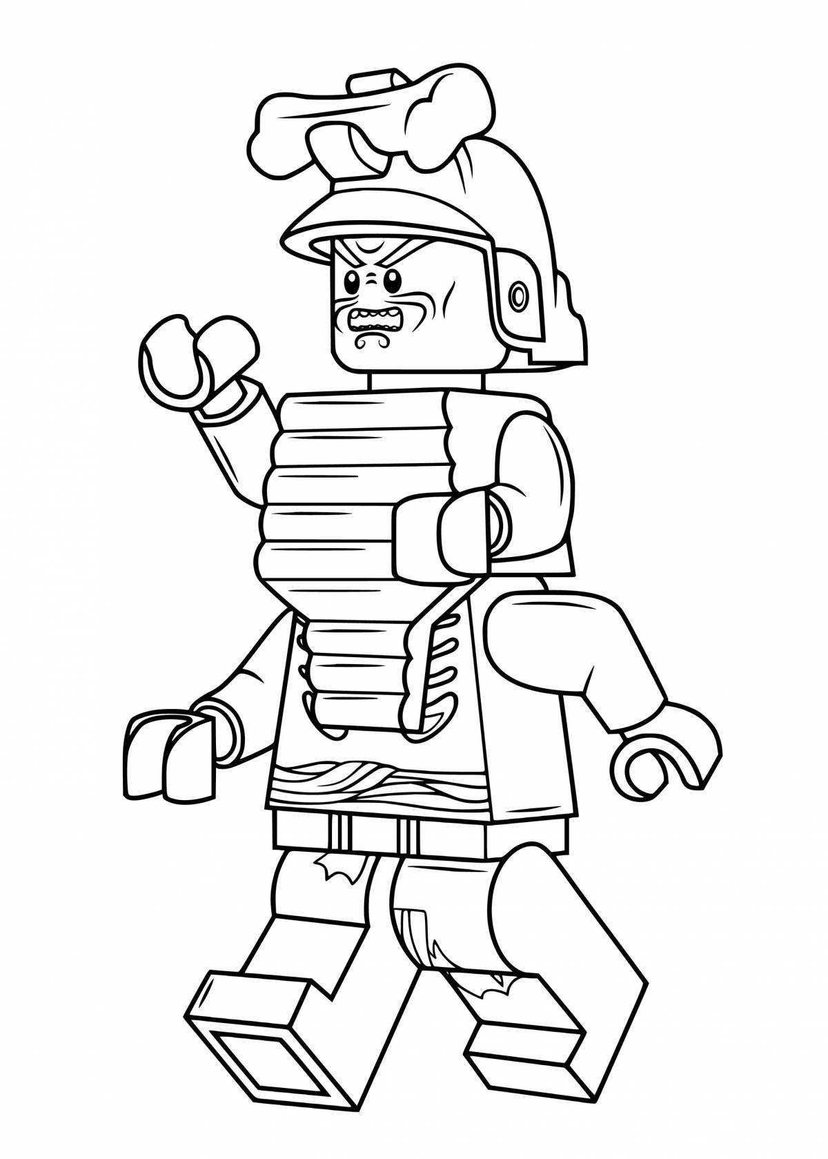 Attractive garmadon coloring book