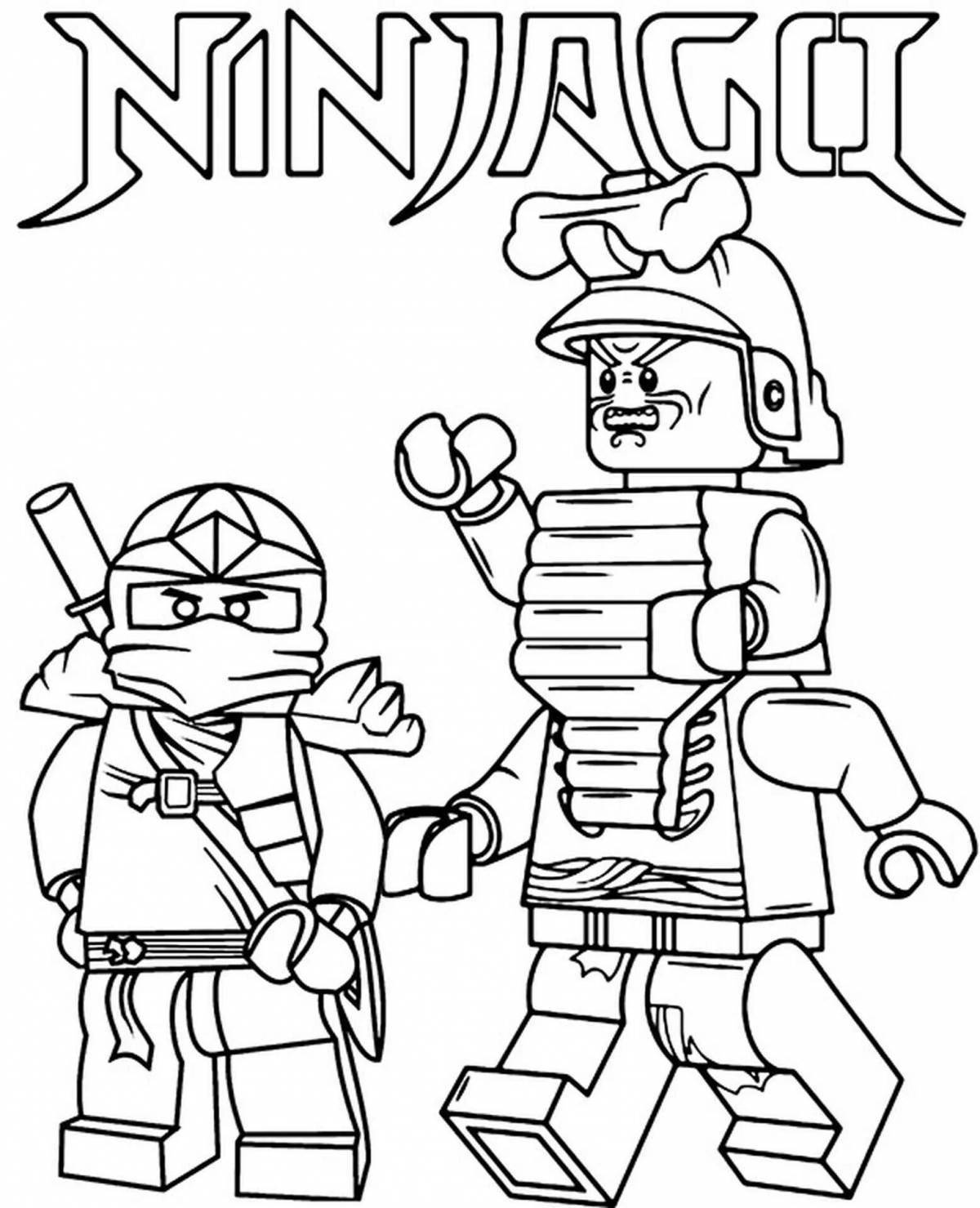 Garmadon creative coloring book