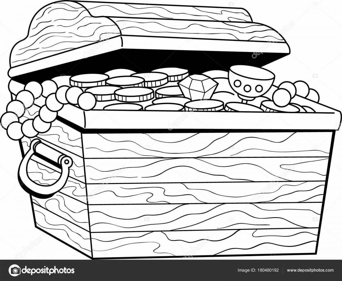 Изысканная раскраска «скрытые сокровища»