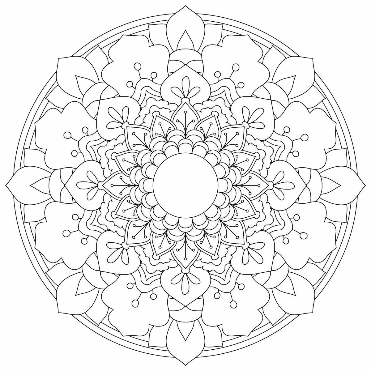 Serene coloring book for peace of mind