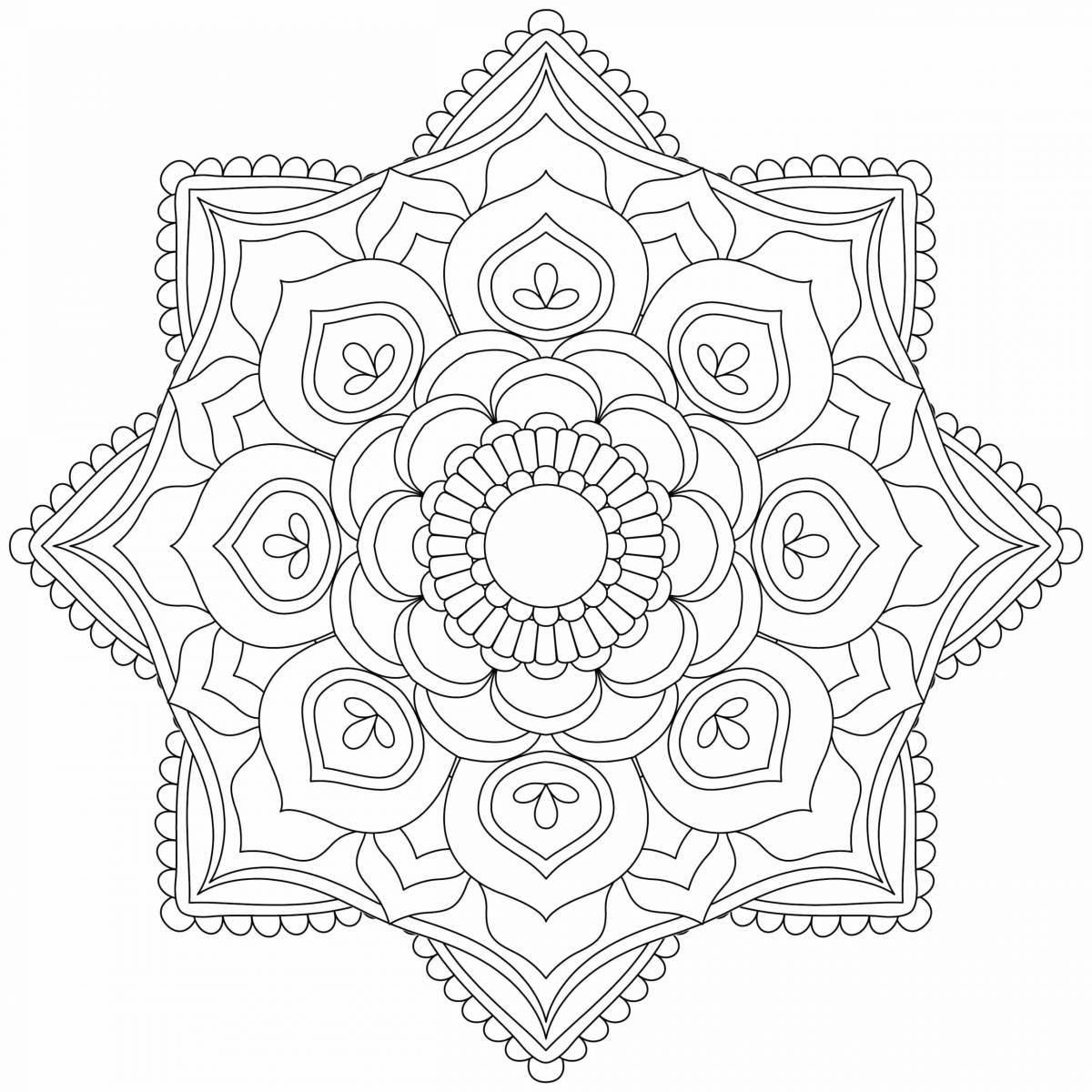 Blissful coloring book for peace of mind