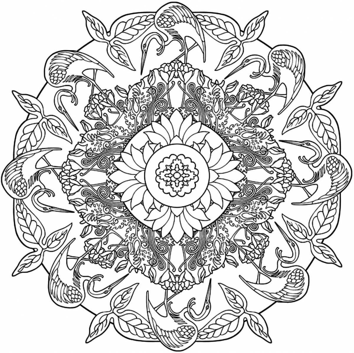 Joyful coloring book for peace of mind