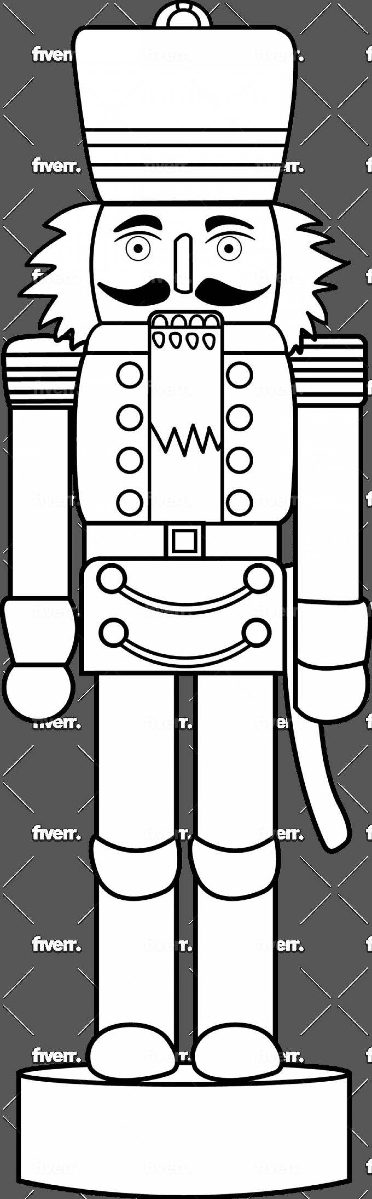 Fancy coloring Nutcracker