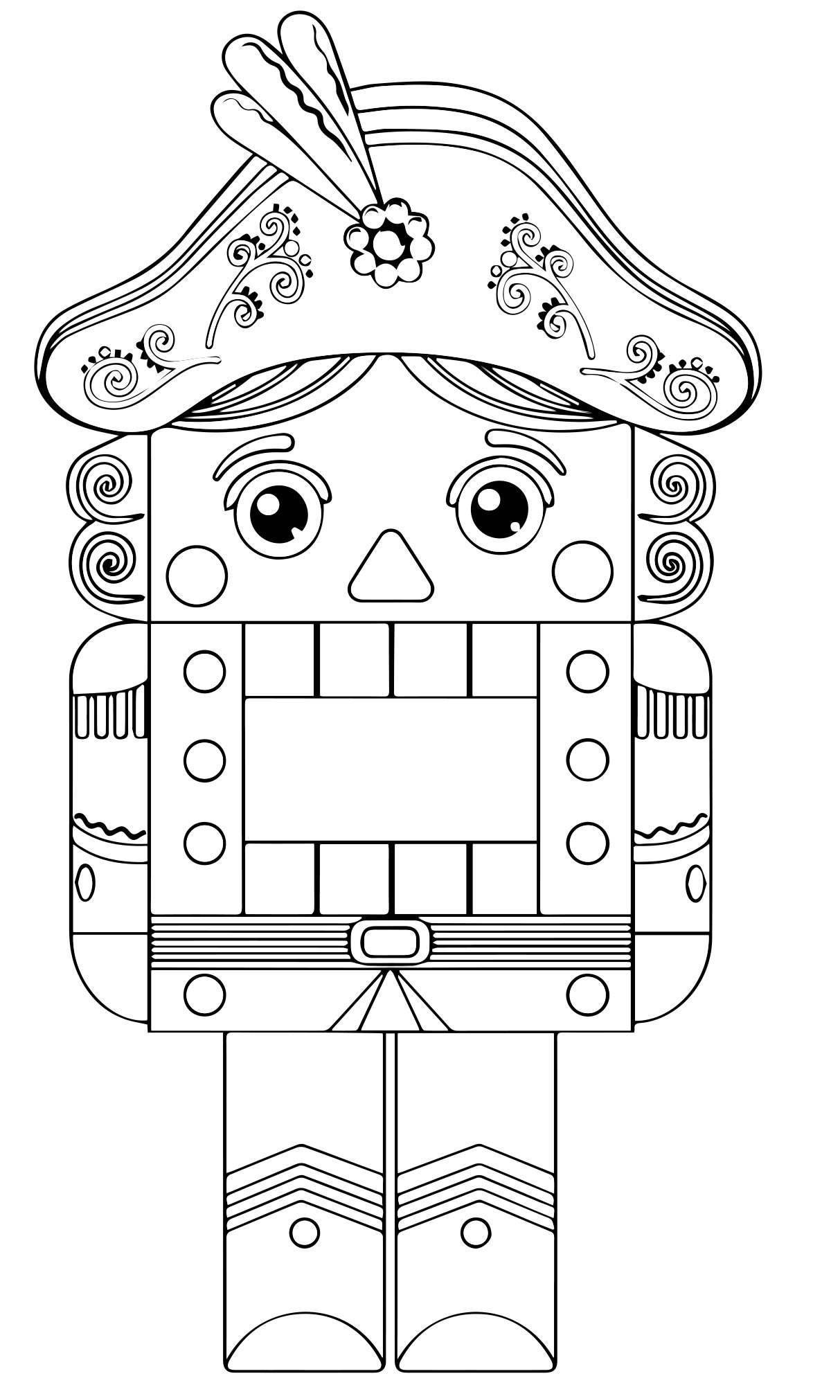 Animated nutcracker coloring book