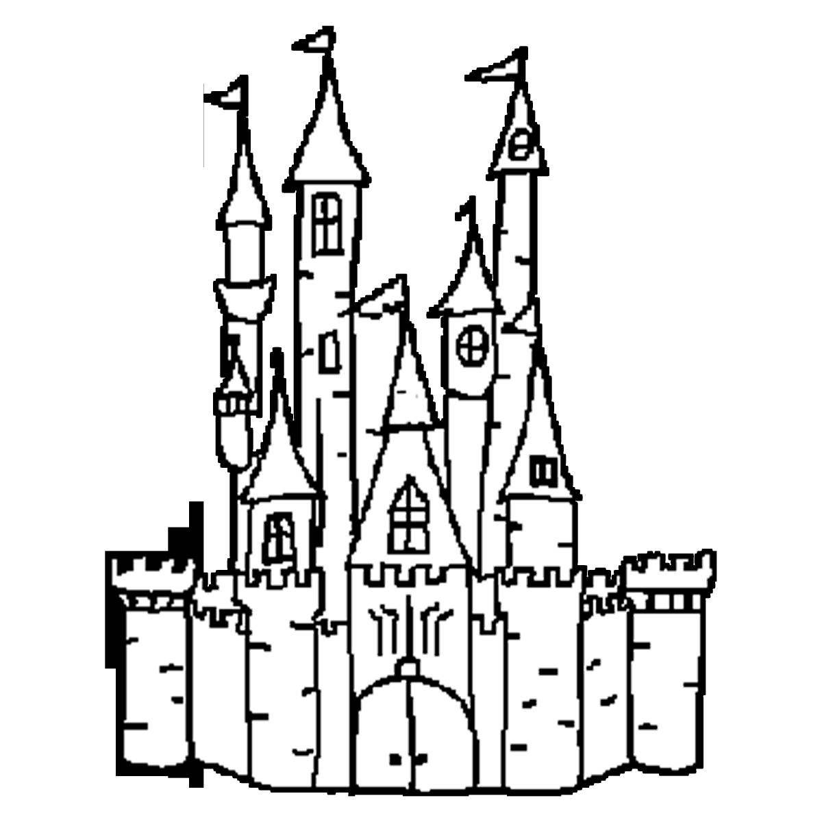 Картина по номерам «Готический замок»