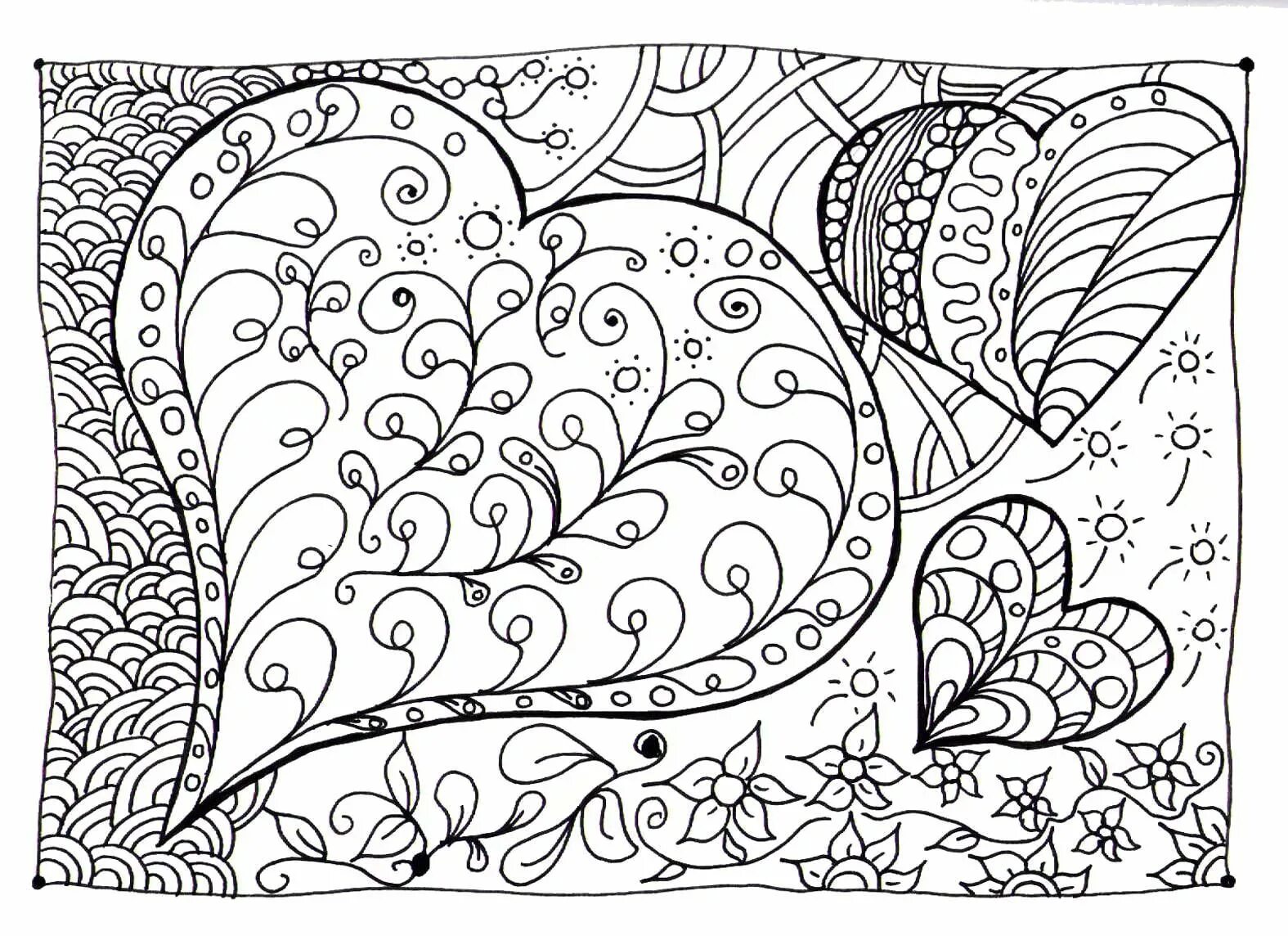 Radiantly coloring page heavy beautiful