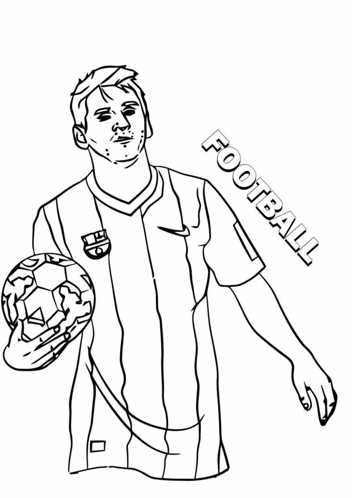 Leo messi's charming coloring book