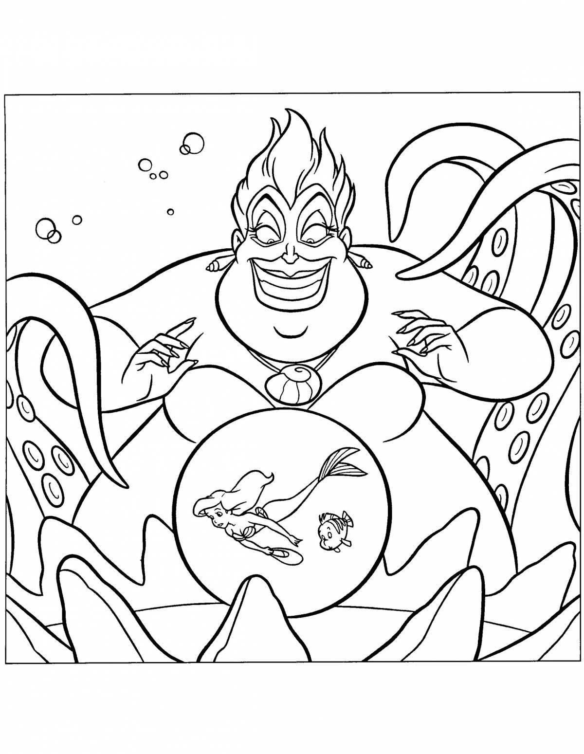 Photo Disney villains wild coloring pages