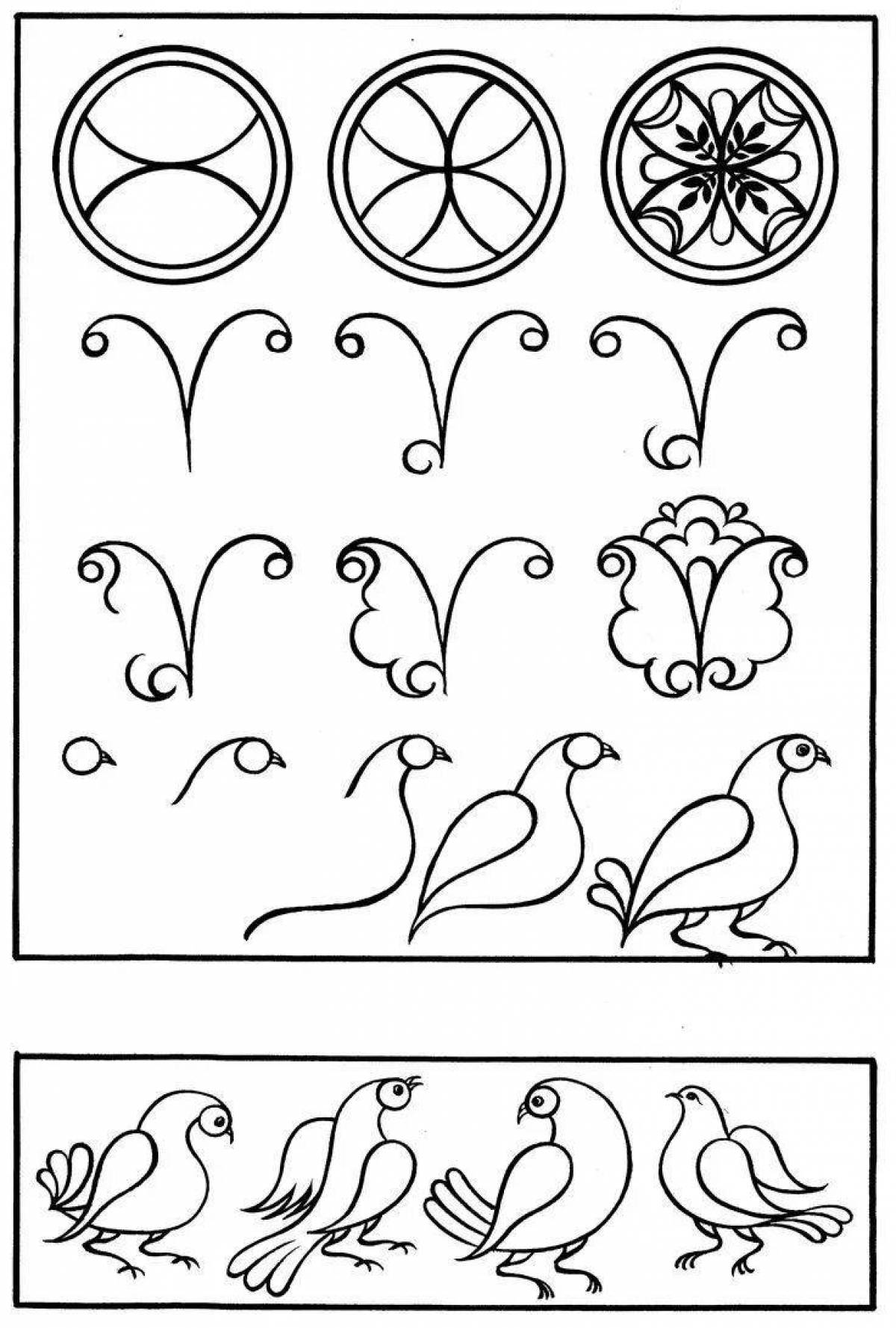 Large Permogorsk painting