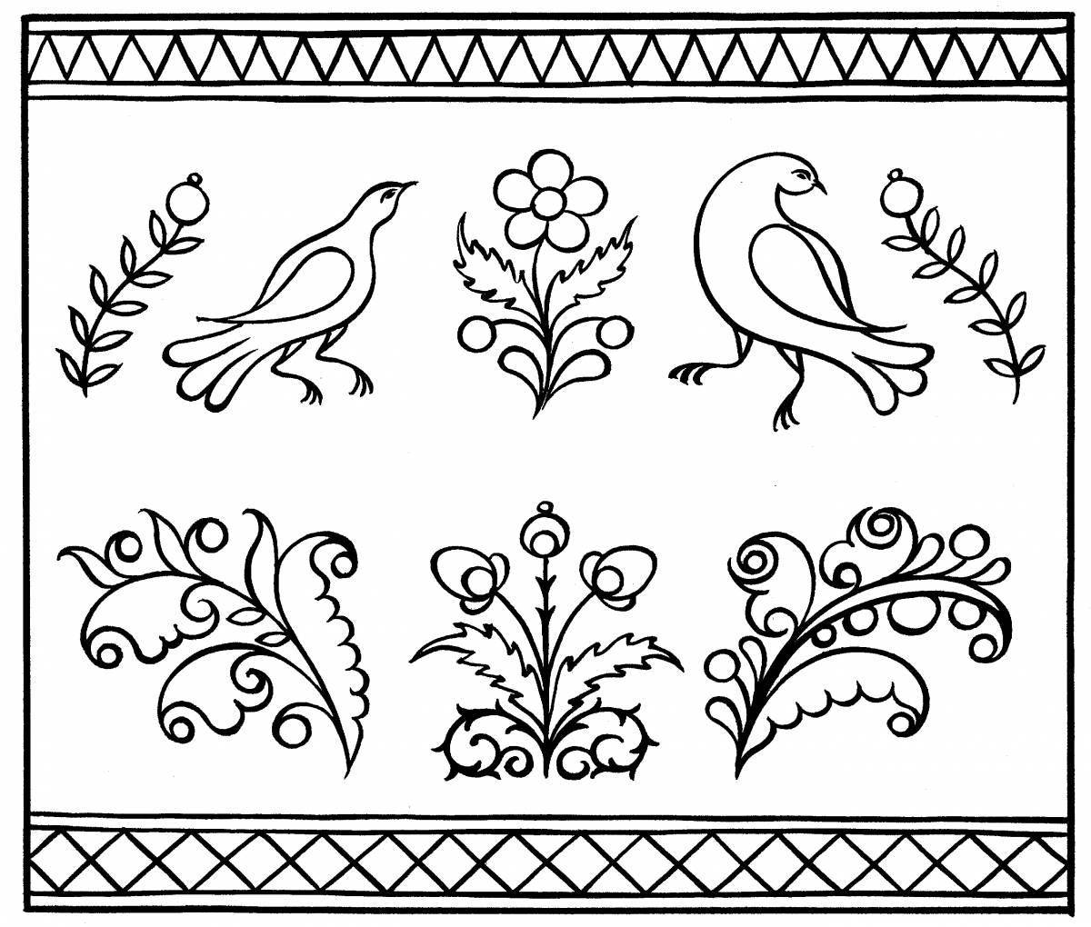 Впечатляющая пермогорская роспись