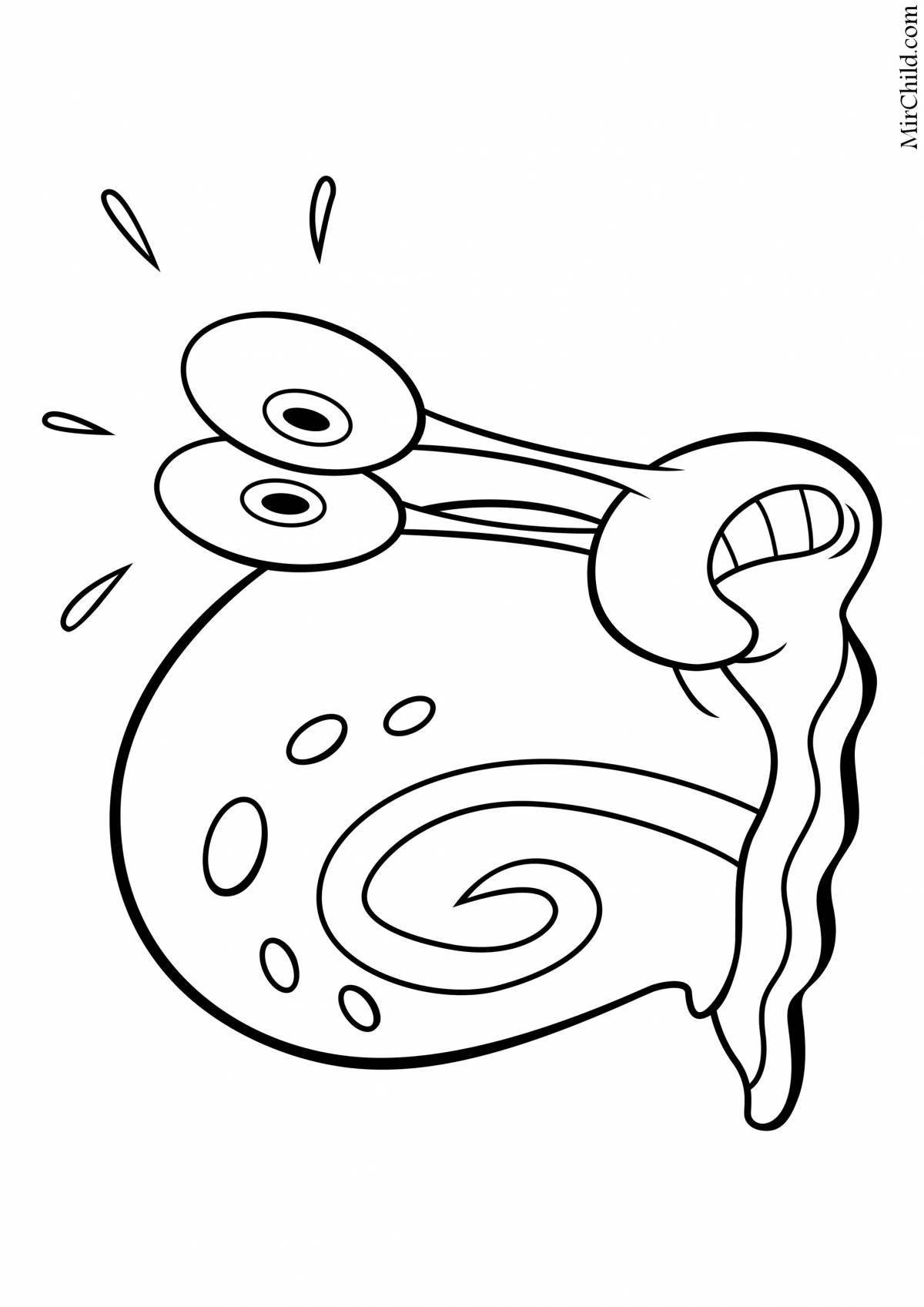 Playful snail gary