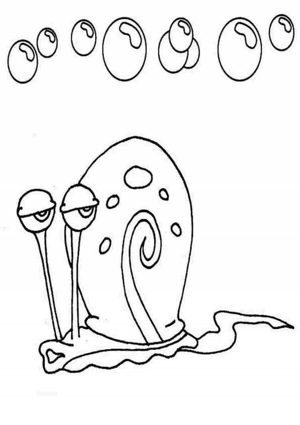Happy gary the snail