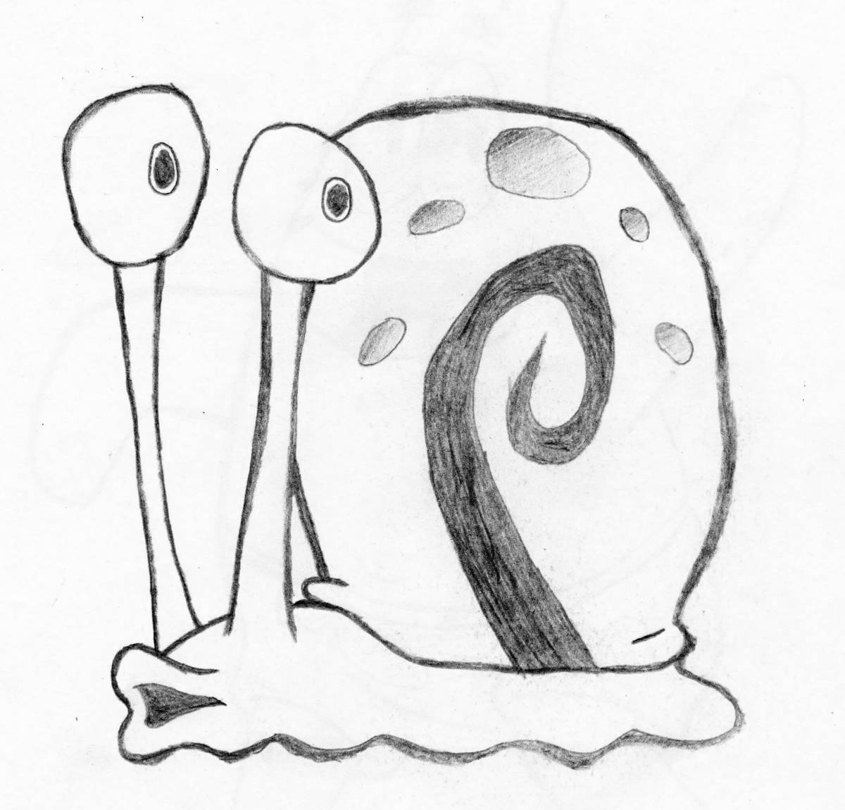 Animated gary snail