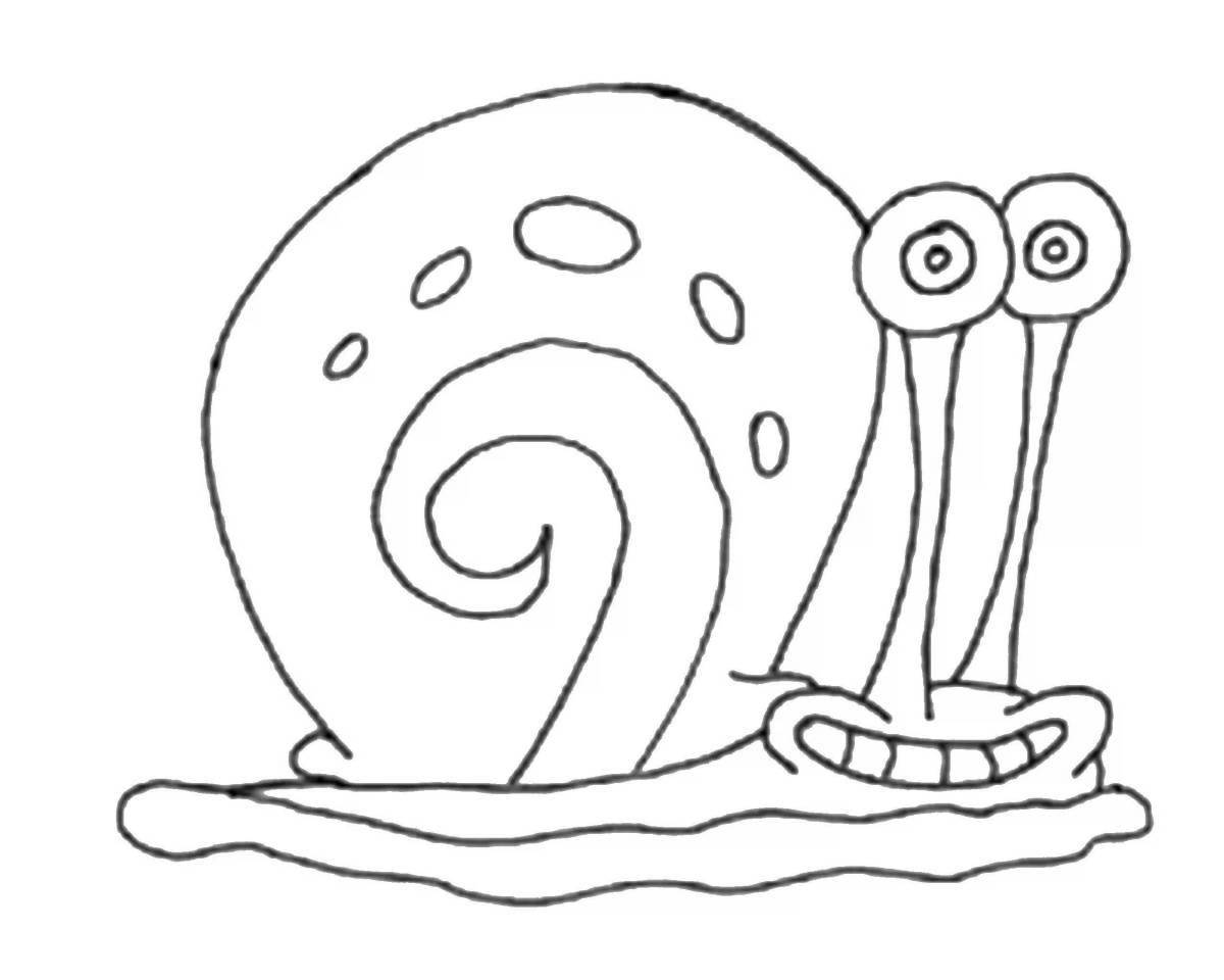 Artistic gary the snail