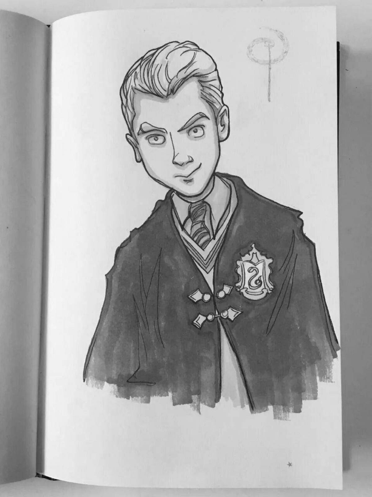 Rampant tom riddle coloring book