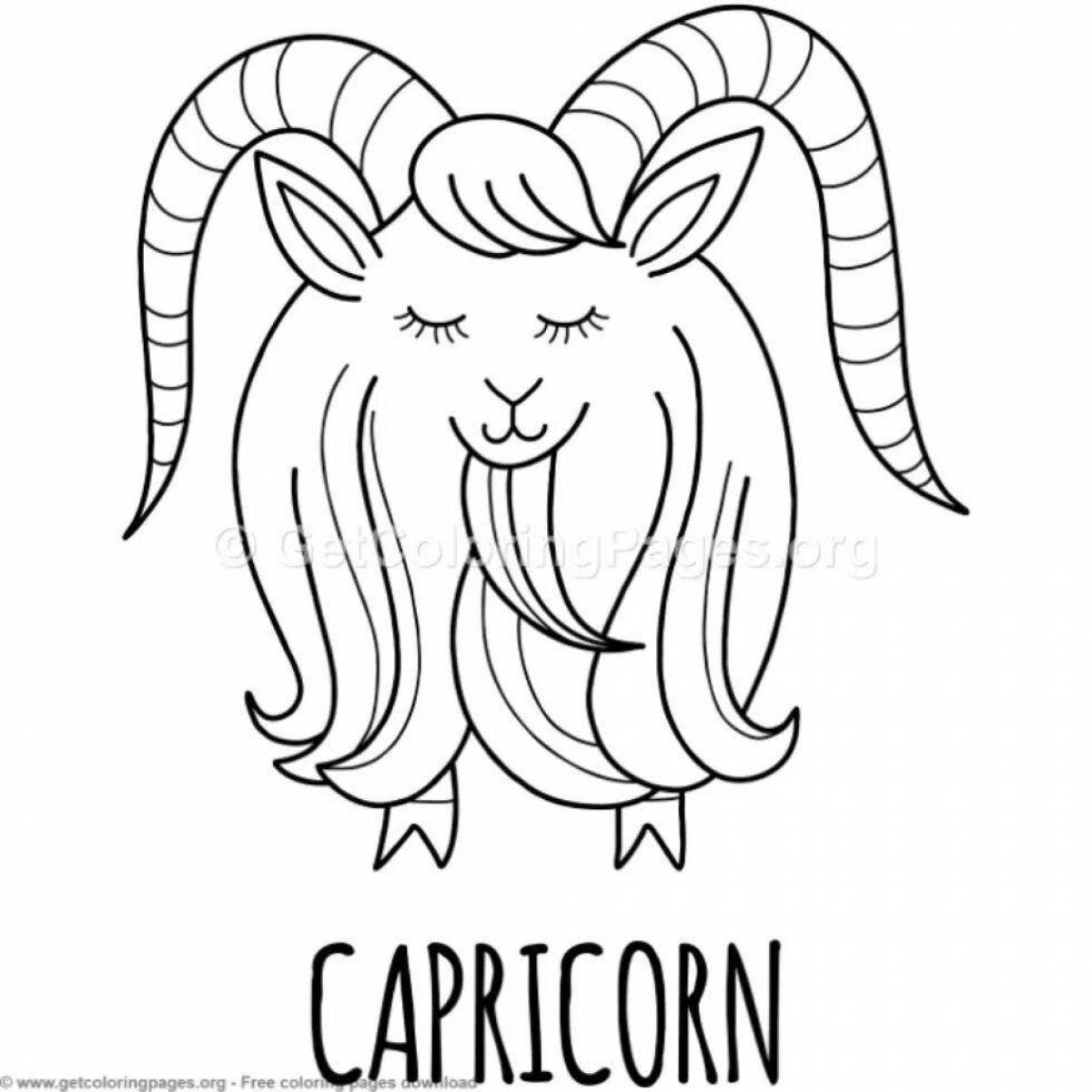 Shining dark zodiac coloring book