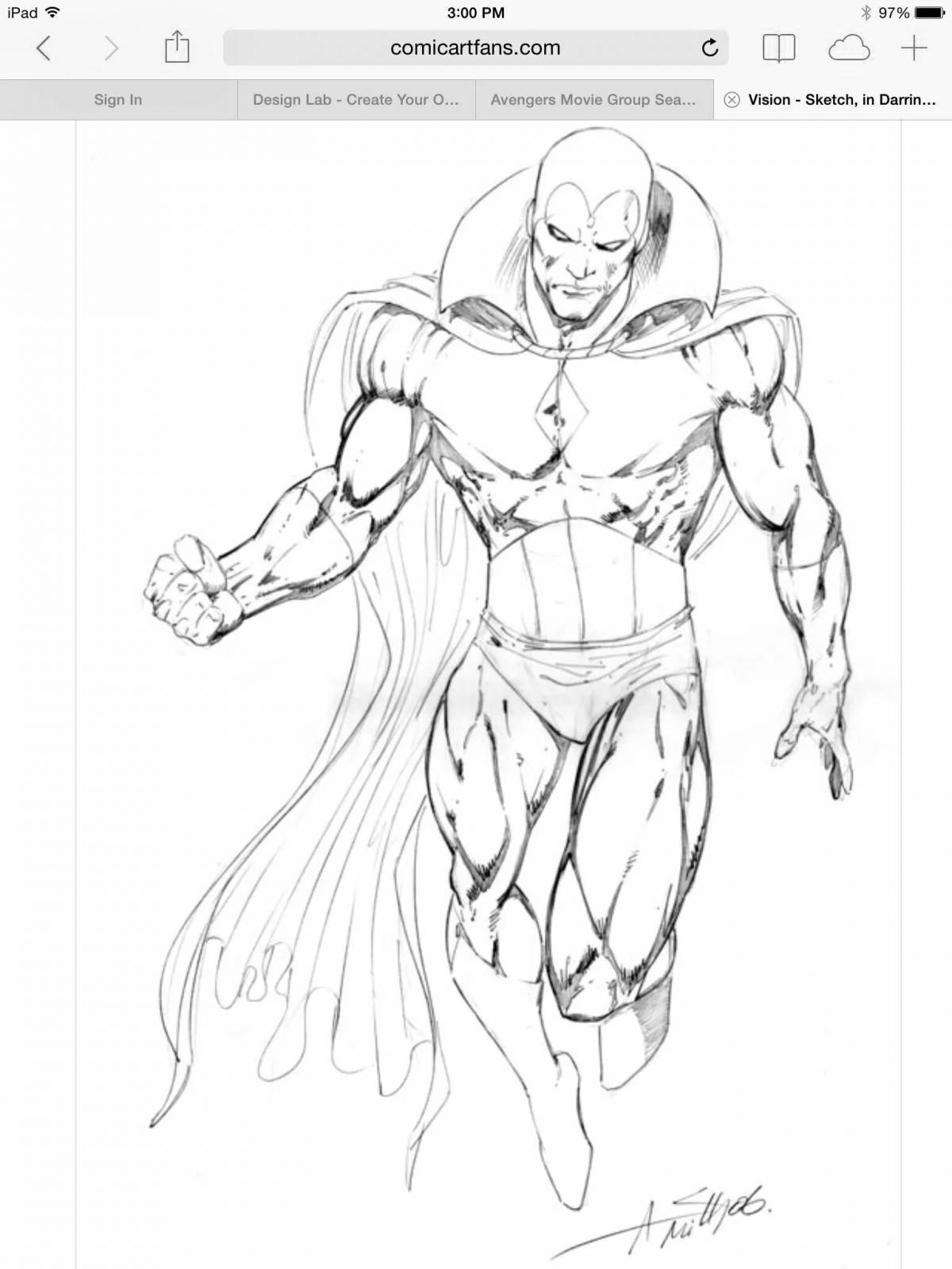 Outstanding marvel falcon coloring page