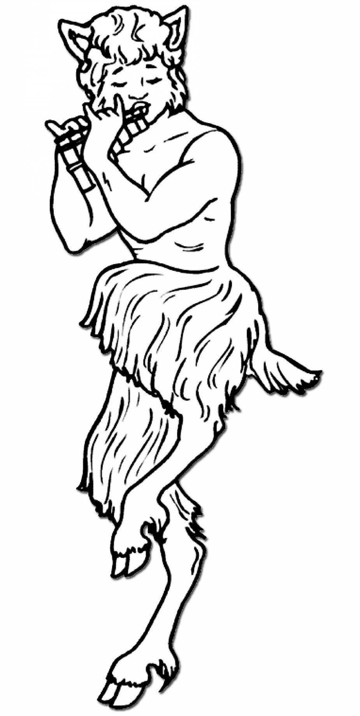 Раскраска Славная раскраска греческие боги