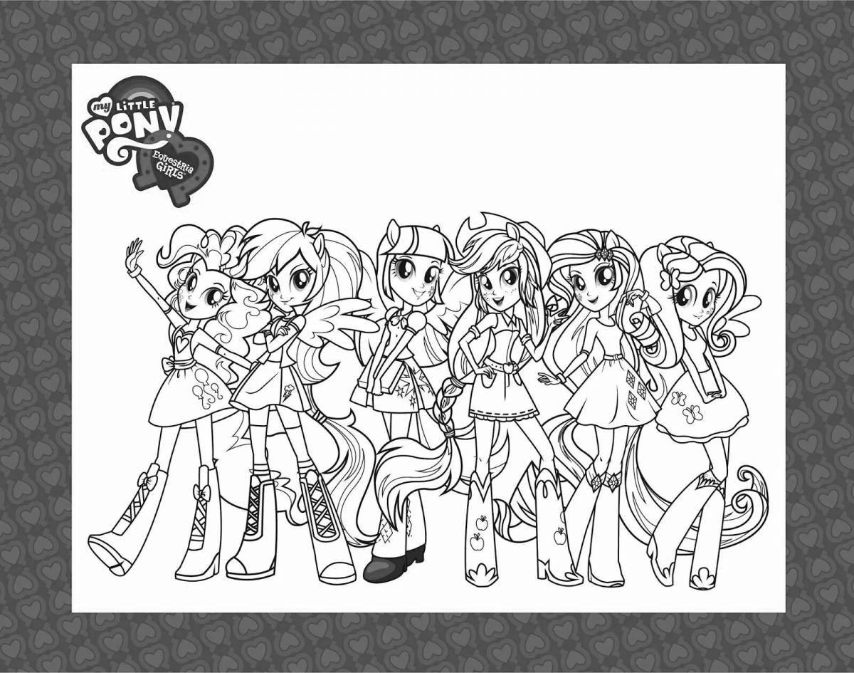 Amazing coloring of the new generation