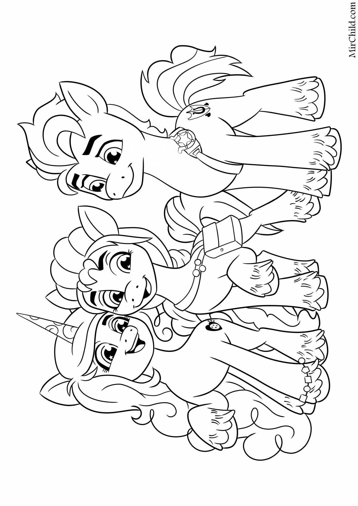 Fun new generation coloring book