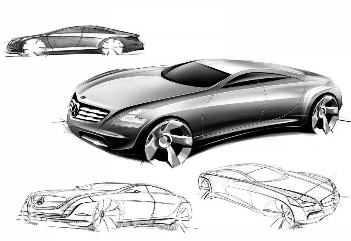 Mercedes of the future grandiose livery