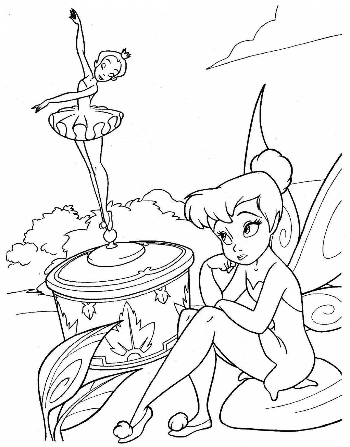 Amazing music box coloring page