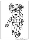 Coloring Pages Roblox girls beautiful (27 pcs) - download or print for ...