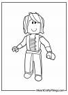 Coloring Pages Roblox girls beautiful (27 pcs) - download or print for ...