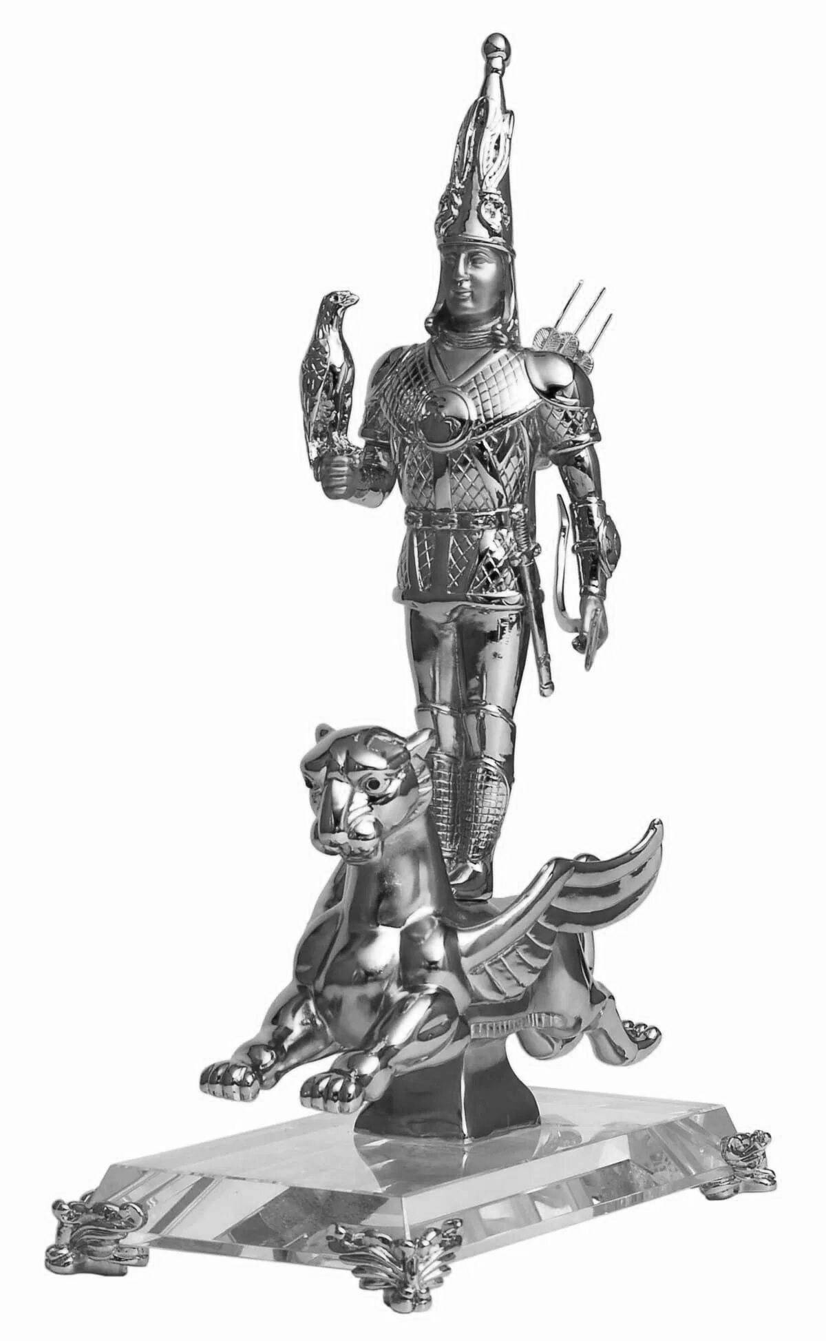 Glorious golden man coloring page