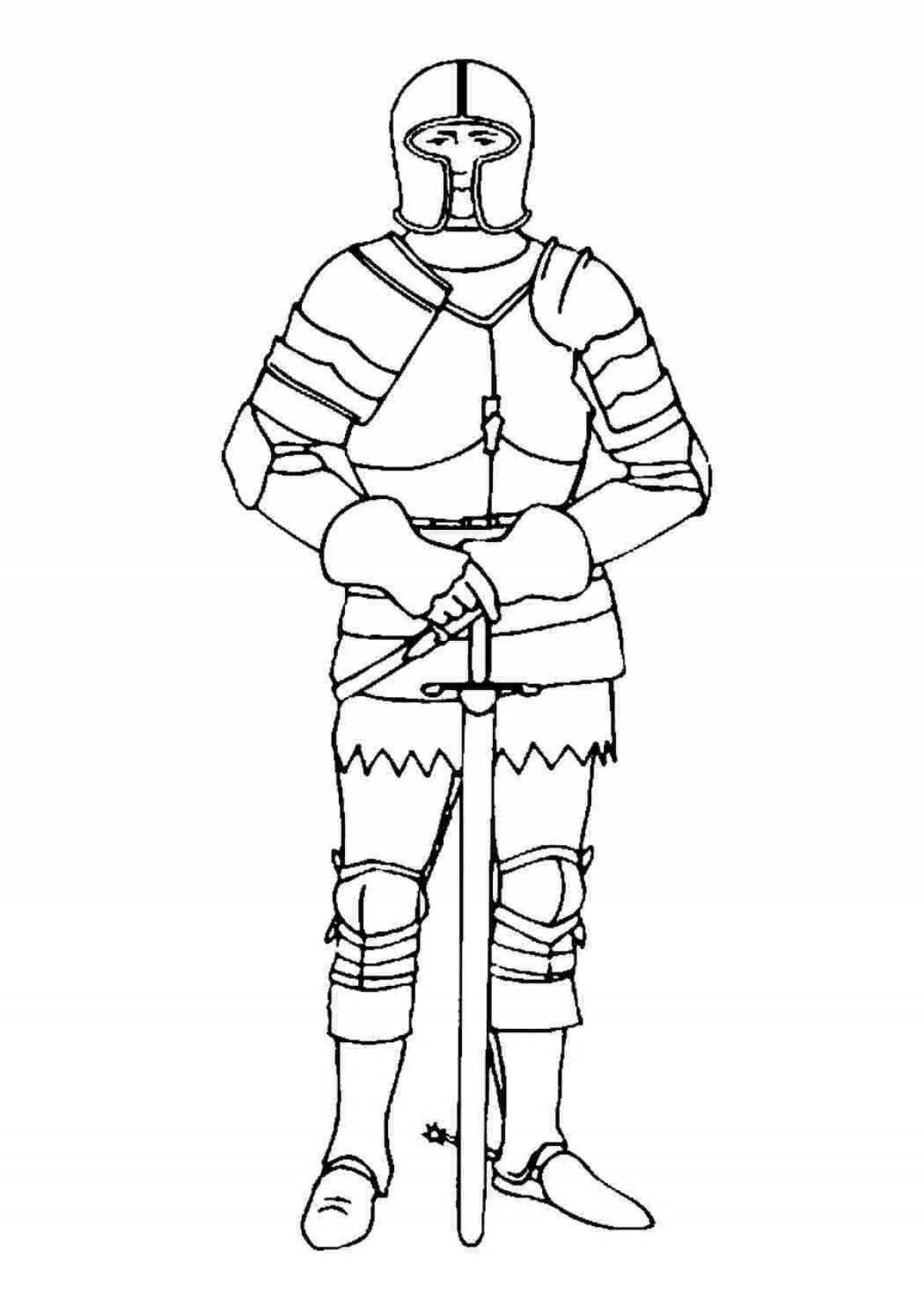 Great golden man coloring page