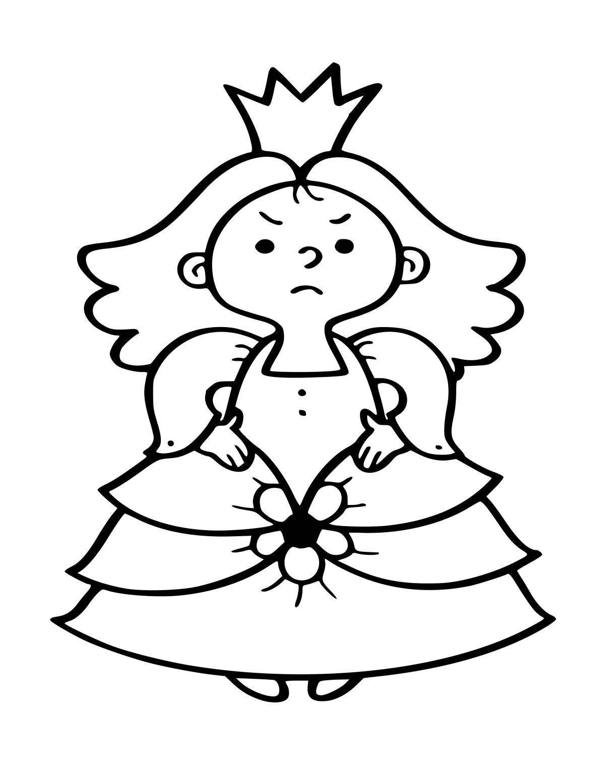 Princess Nesmeyana glitter coloring book