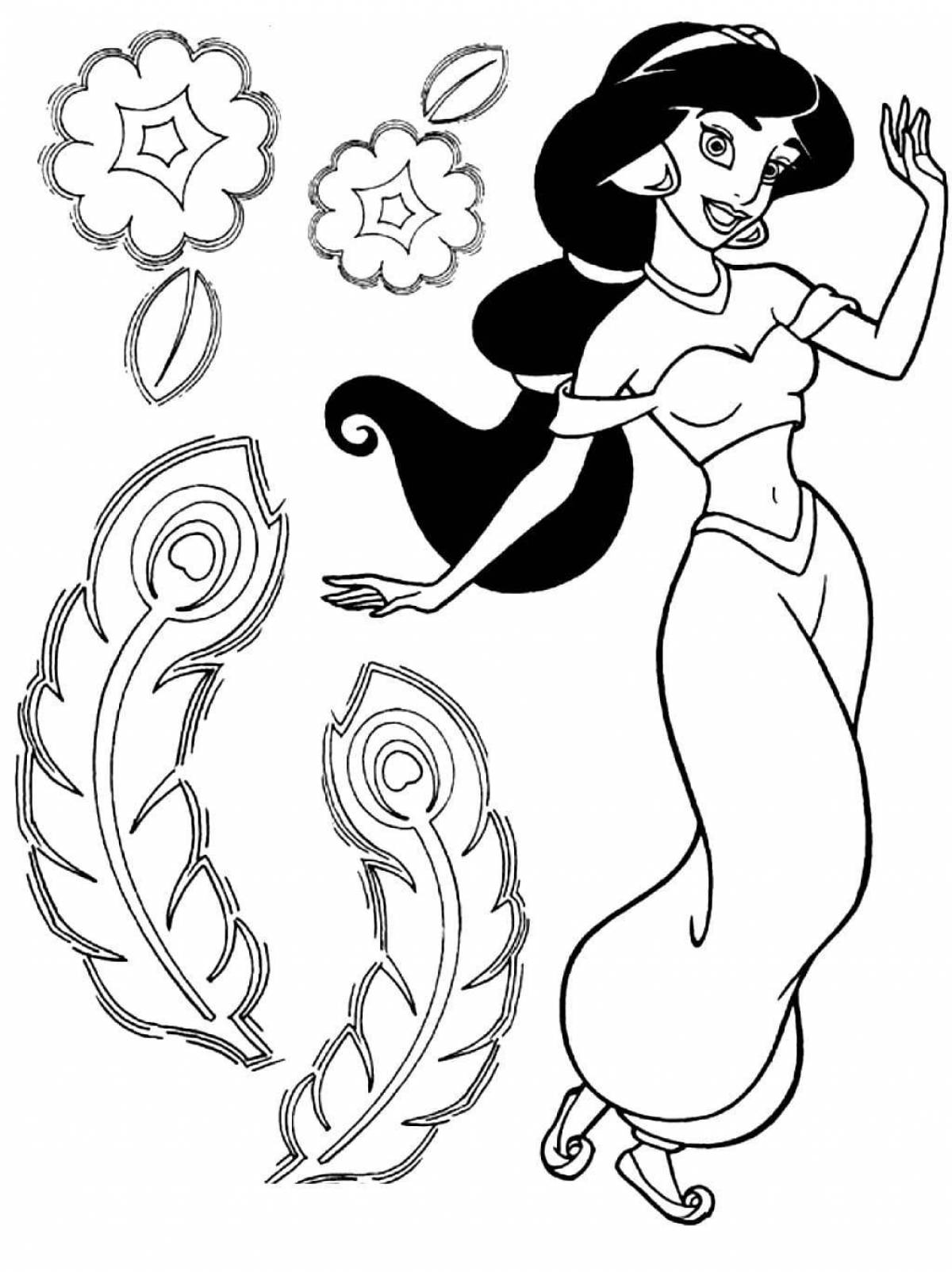 Great jasmine coloring book