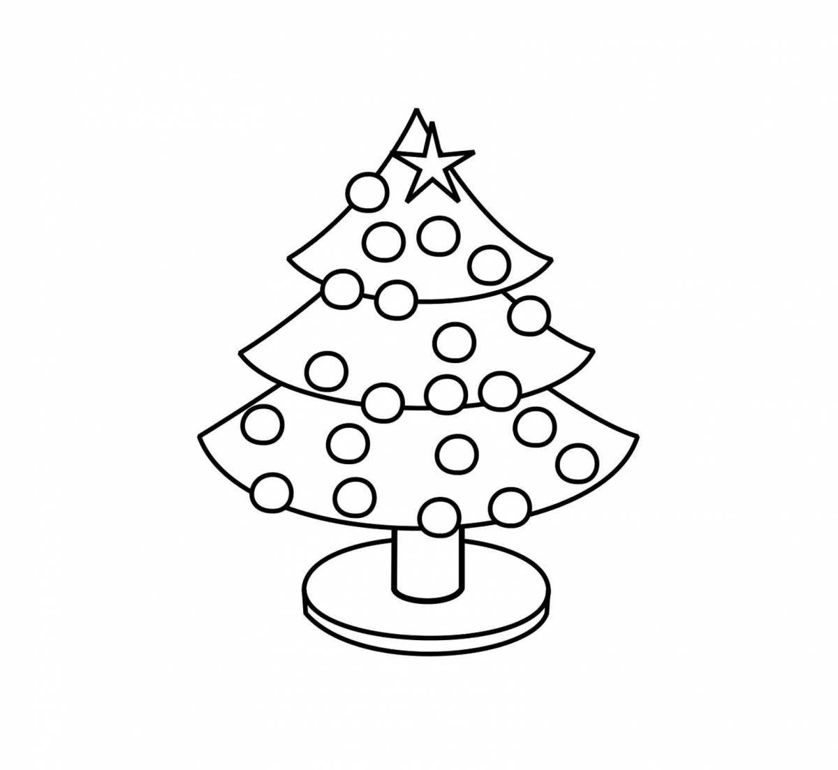 Delightful little tree coloring book