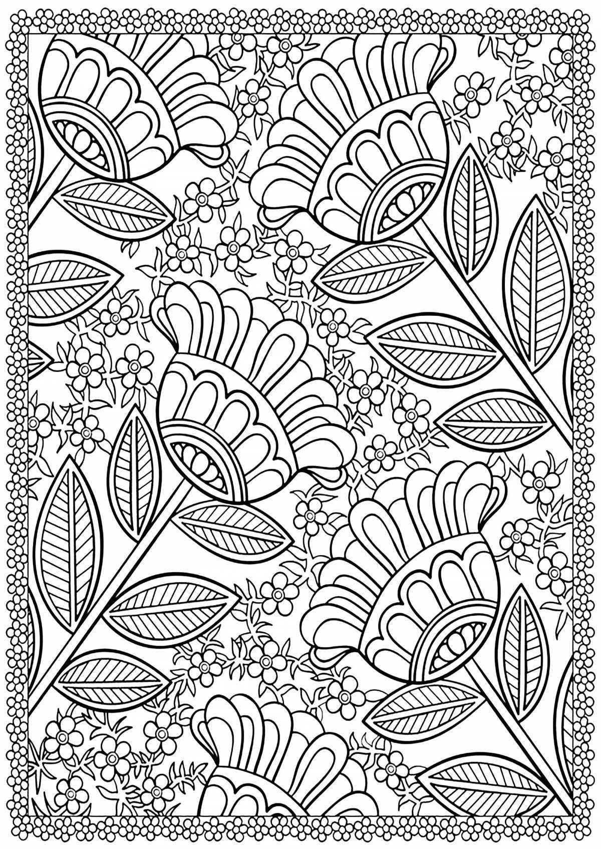 Adorable coloring pages magic patterns