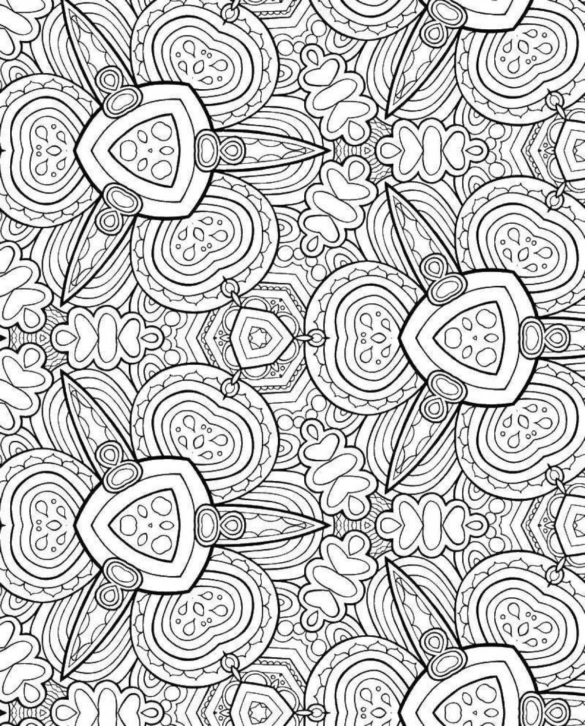 Fun coloring pages magical patterns