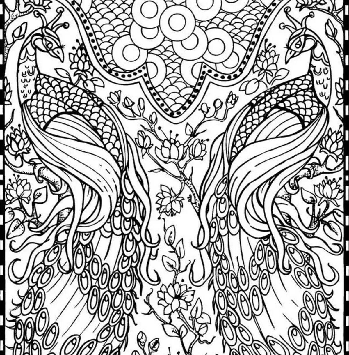 Wonderful coloring pages magic patterns