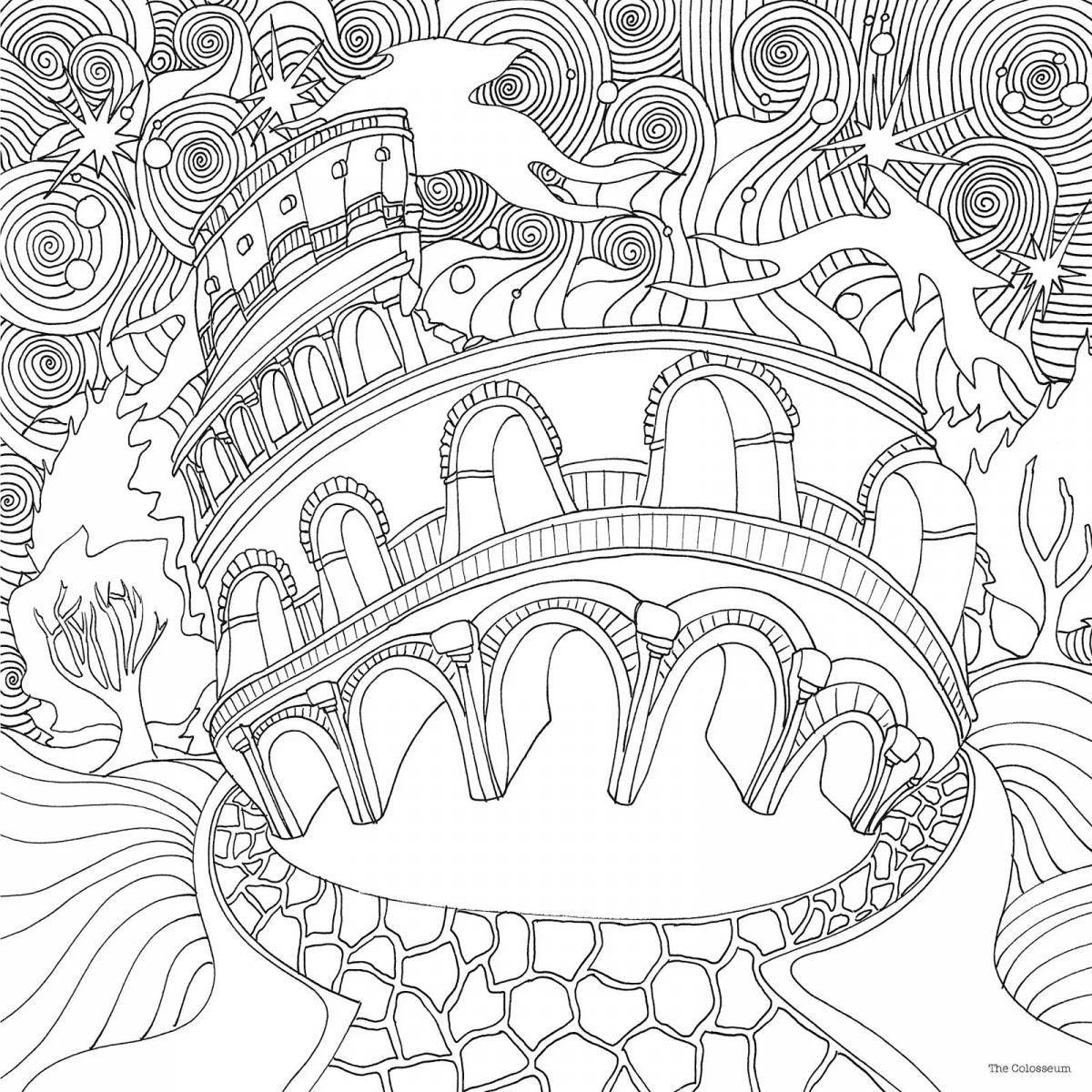 Amazing coloring pages magic patterns
