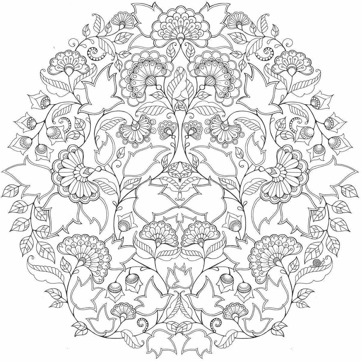 Sparkly patterns coloring pages magic