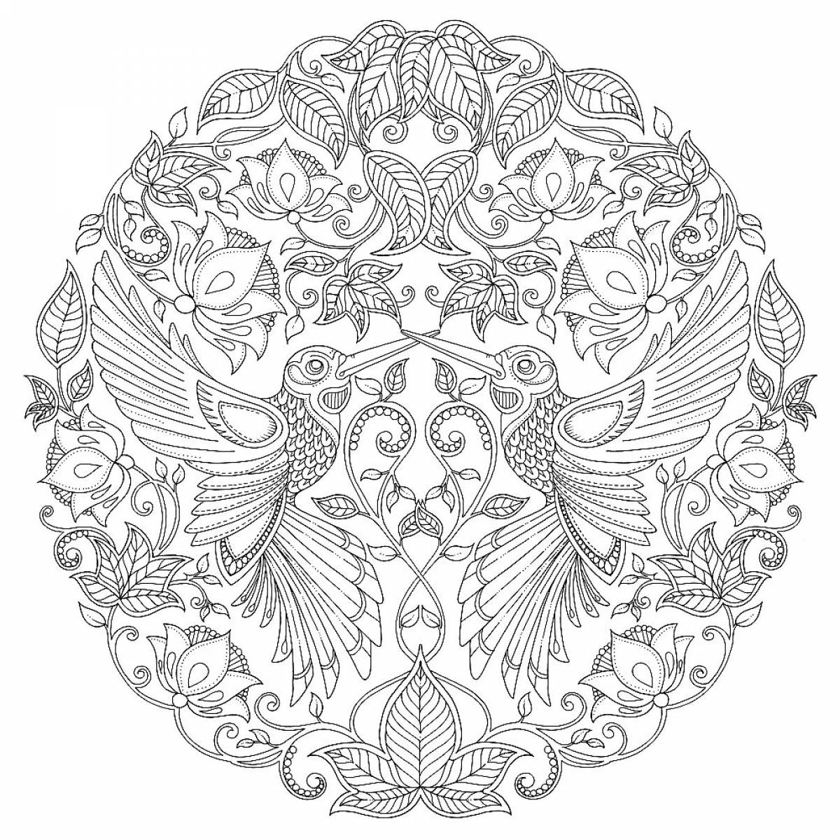 Attractive coloring pages magical patterns
