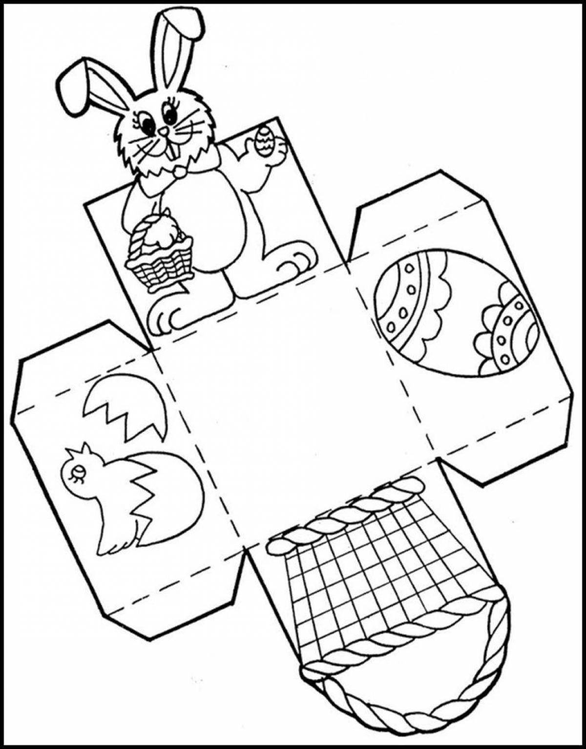 Coloring page with dynamic diy templates