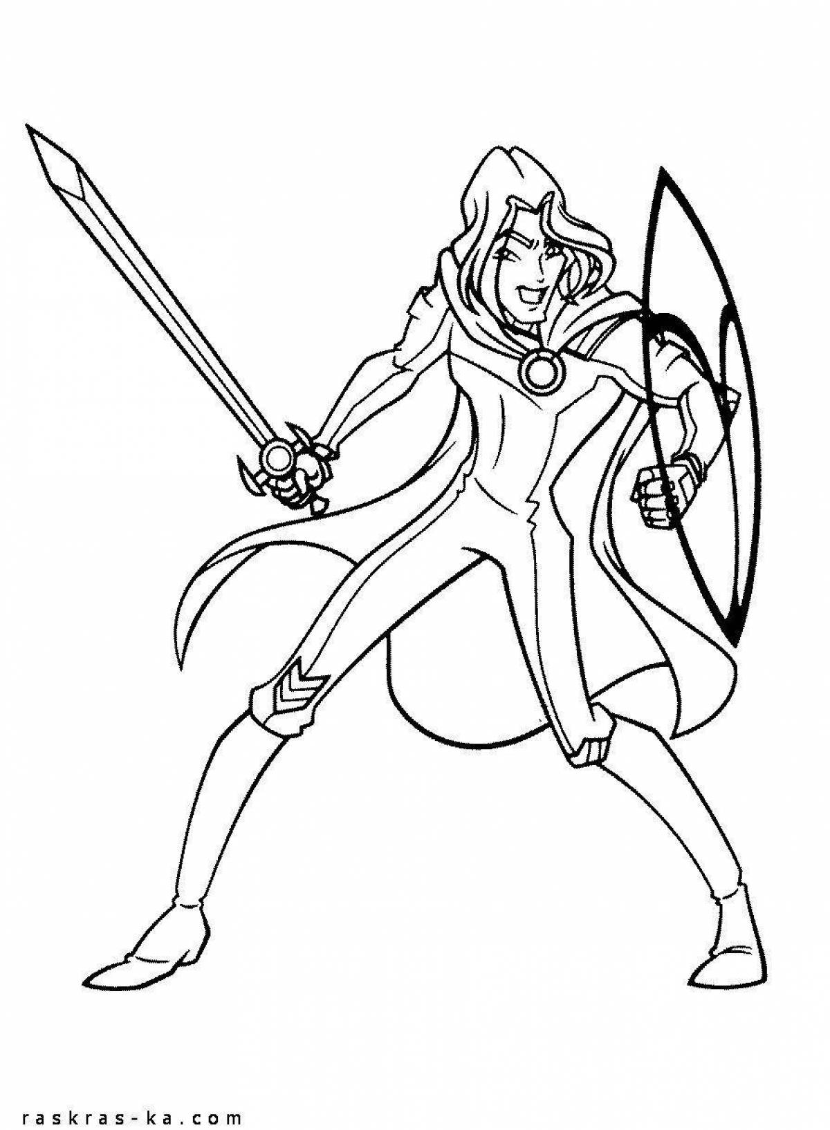 Photo Awesome coloring winx specialists