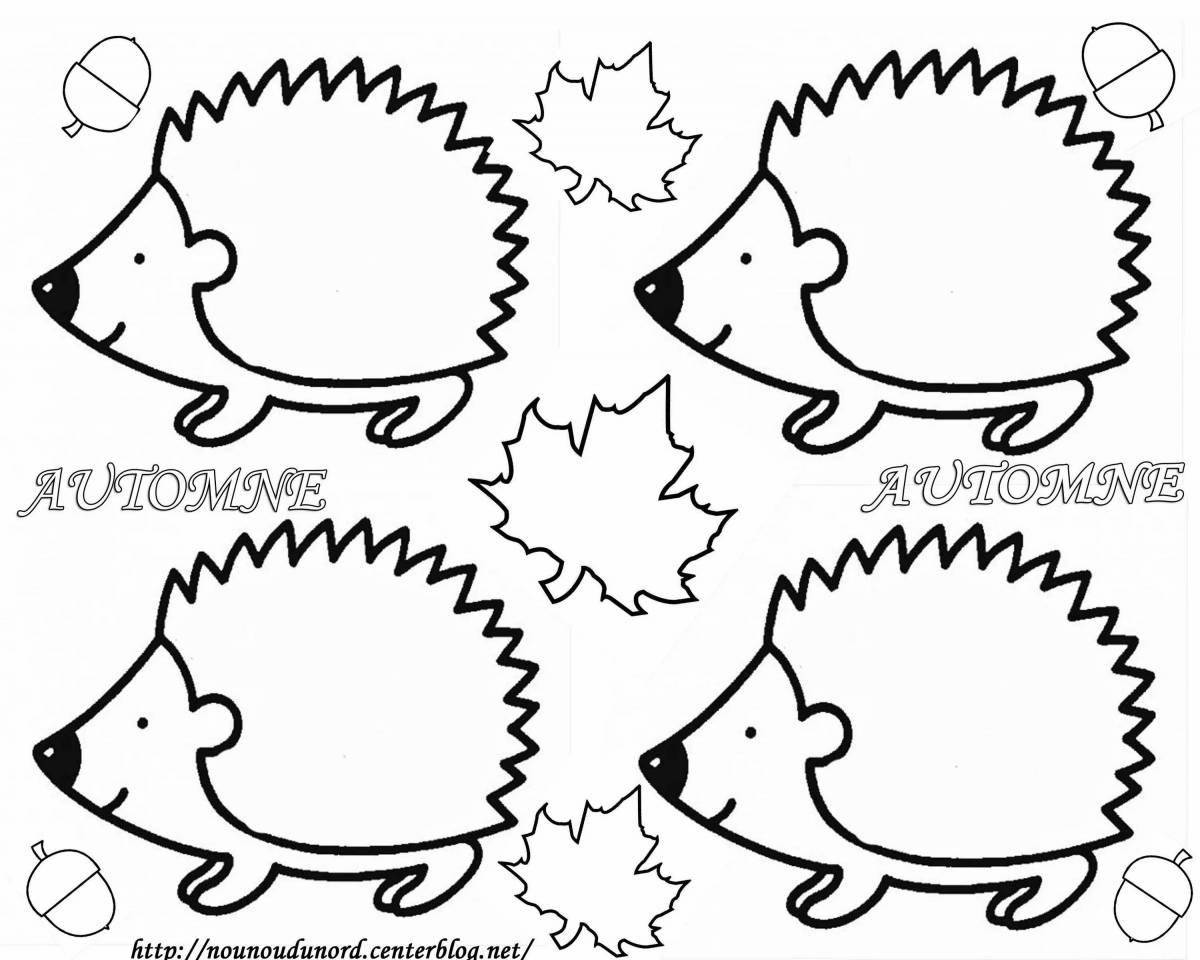 Colored hedgehog #9