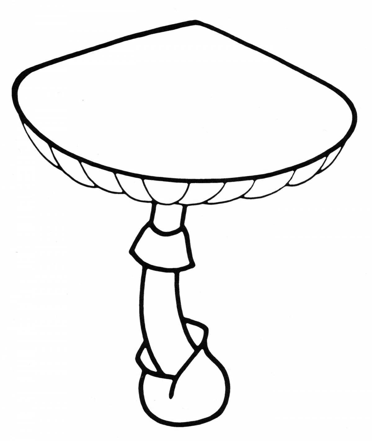 Deathcap flavored coloring page