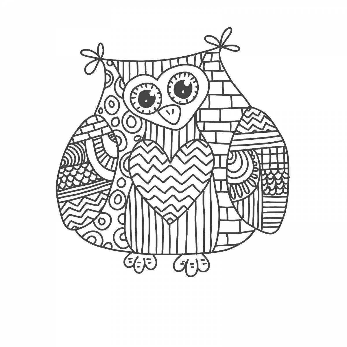 Inviting anti-stress coloring pages