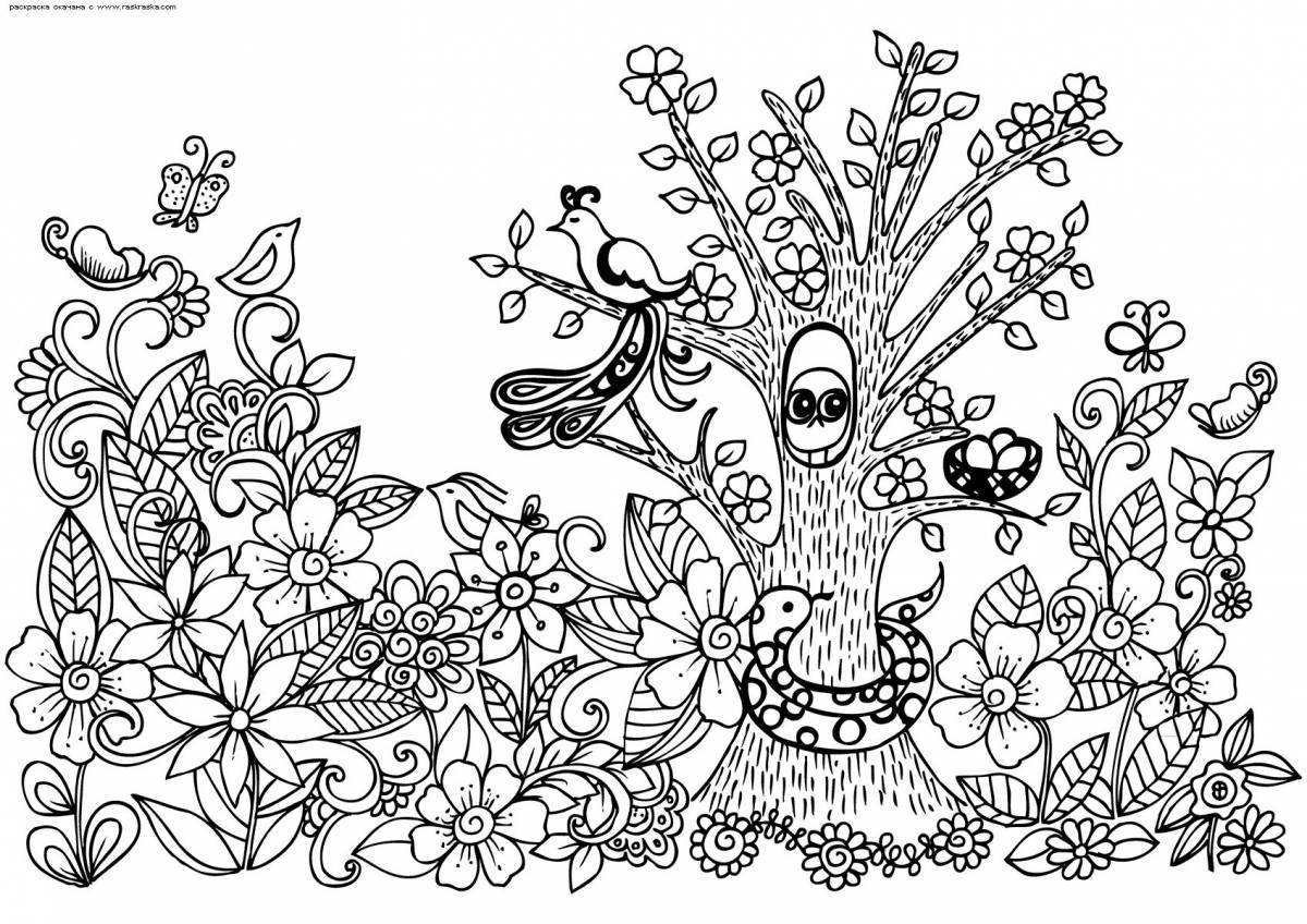 Charming spring coloring