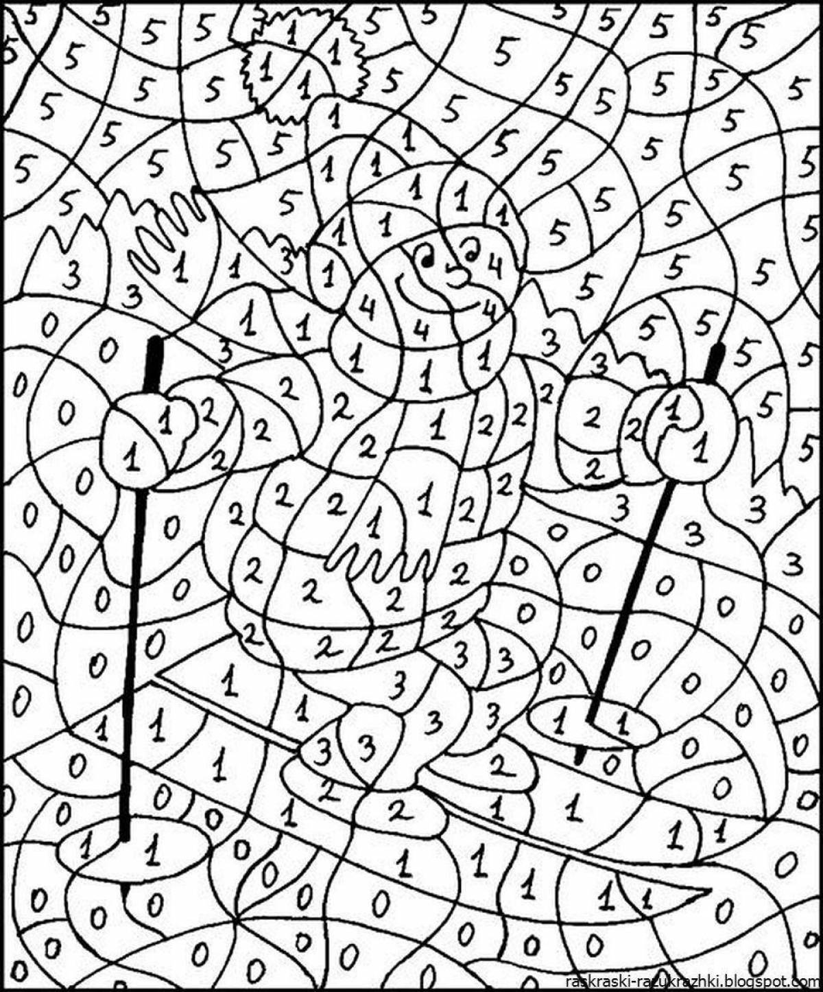 Adorable coloring game